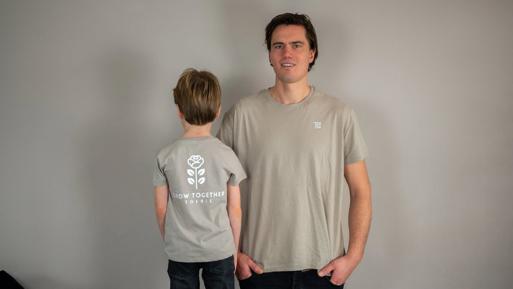 T-shirt white opal - Grow together ToeBie