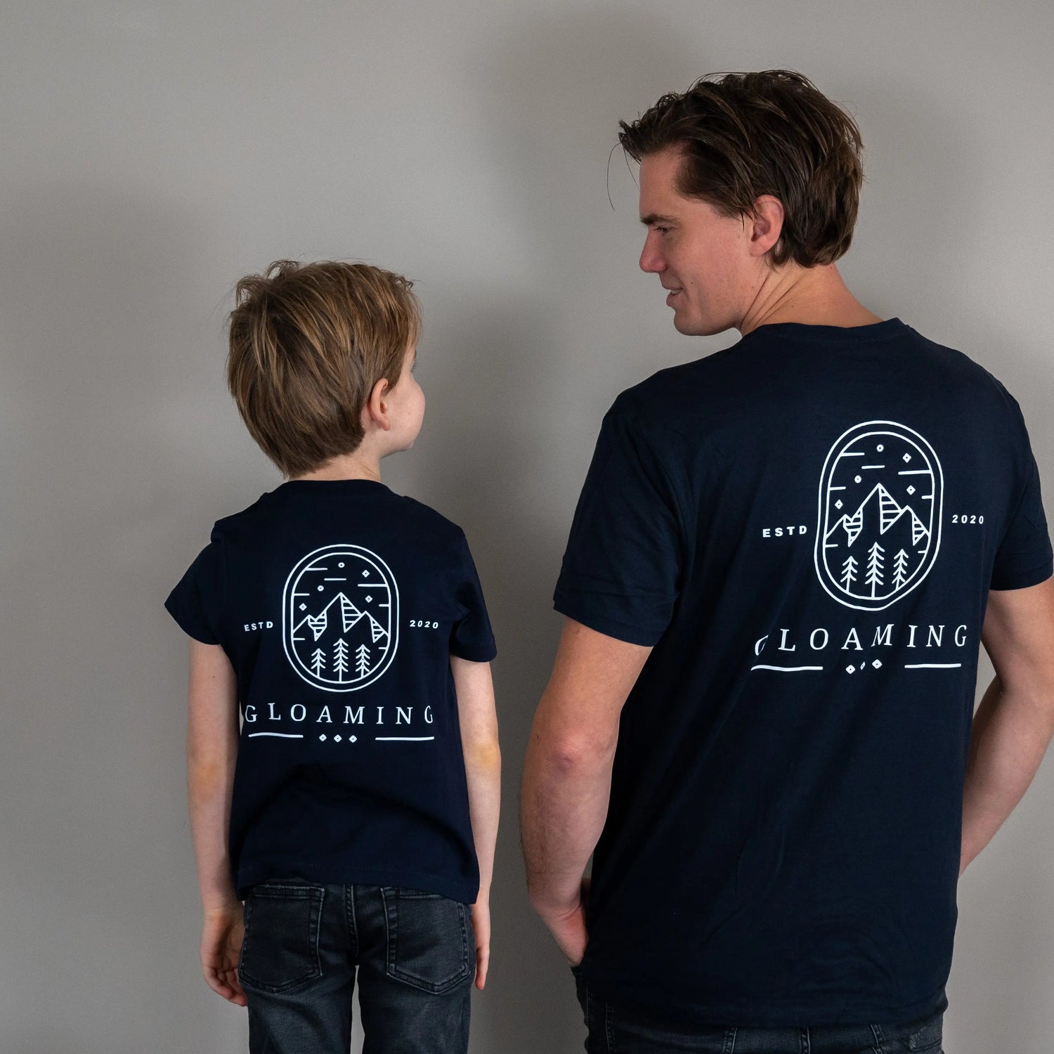 T-shirt navy blue - Gloaming ToeBie