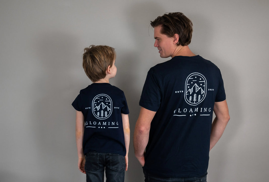 T-shirt navy blue - Gloaming ToeBie